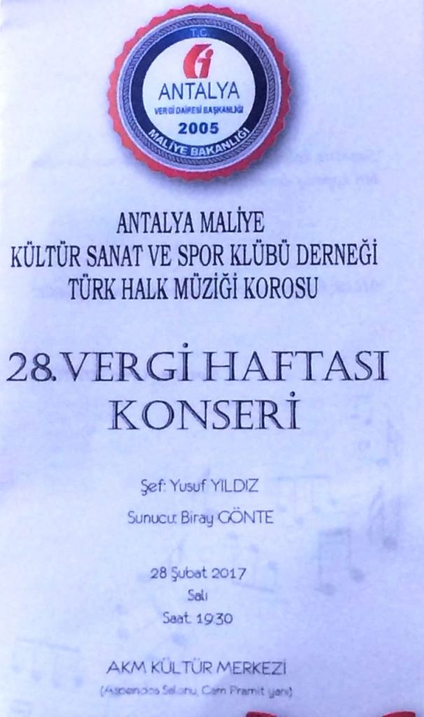 28. VERGİ HAFTASI KONSERİ