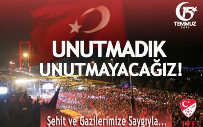 UNUTMADIK, UNUTMAYACAĞIZ