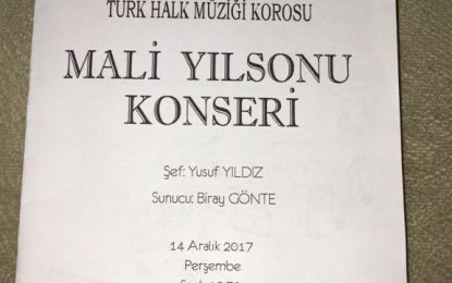 Mali Yılsonu Konserine Davet