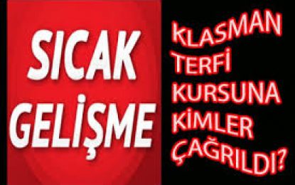 KLASMAN TERFİLERİ