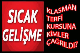 KLASMAN TERFİLERİ