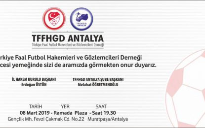 TFFHGD ANTALYA GALA GECESİ