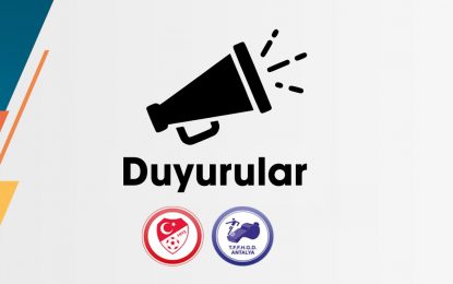 ÖNEMLİ DUYURU