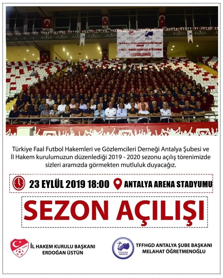 2019-2020 FUTBOL SEZONU AÇILIŞI