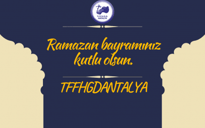 Ramazan Bayramınız Kutlu Olsun.