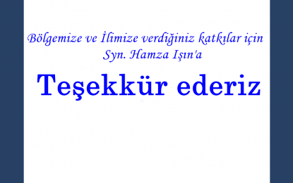 Teşekkürler…