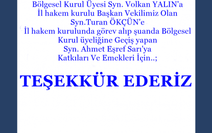 TEŞEKKÜR EDERİZ…