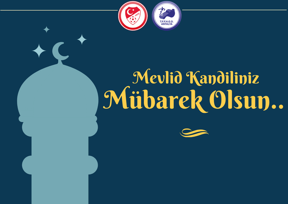 Mevlid Kandiliniz Mübarek Olsun.