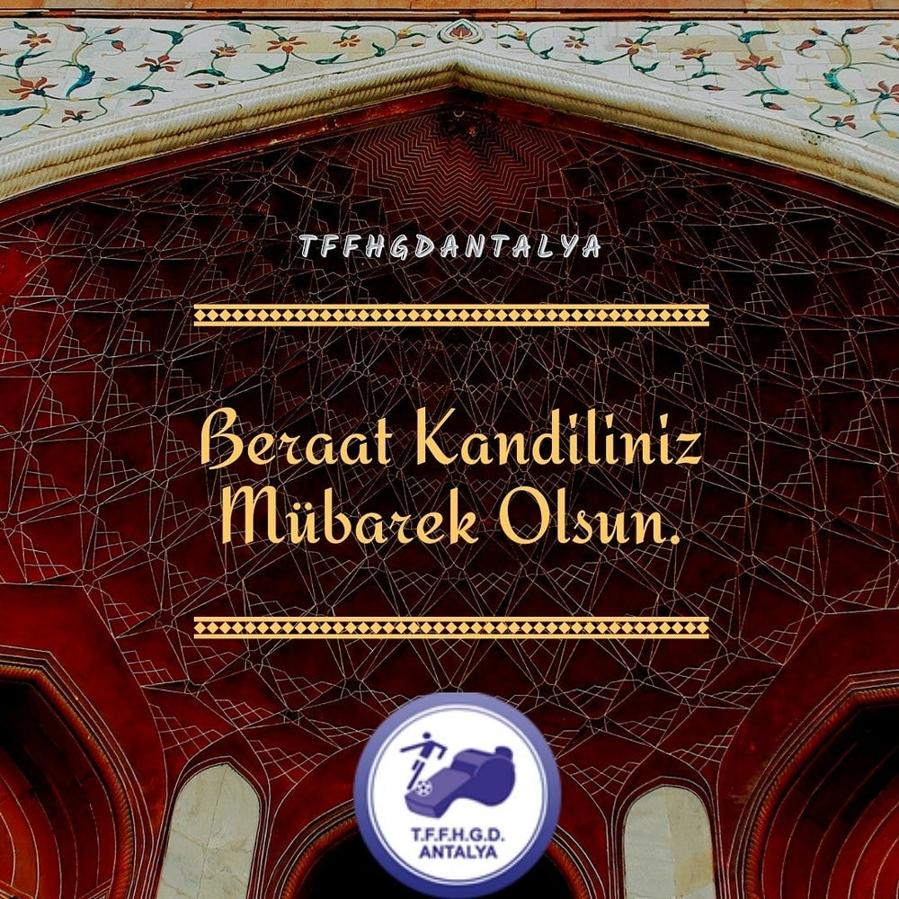 Beraat kandiliniz mübarek olsun