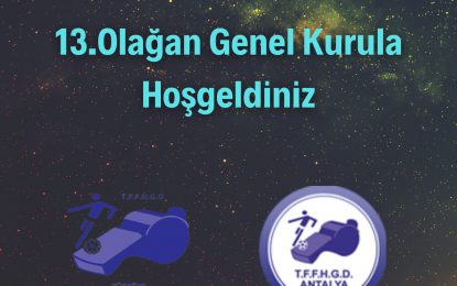 13. Olağan Genel Kurul Görselleri