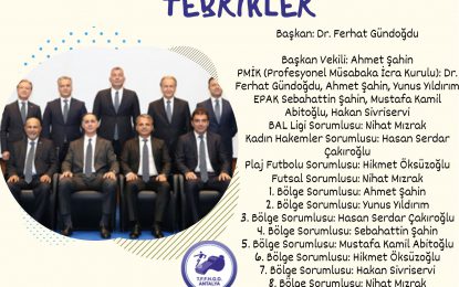 MERKEZ HAKEM KURULU GÖREV DAĞILIMINI YAPTI