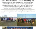 ADAY HAKEMLERİMİZ ANTRENMANA BAŞLADI