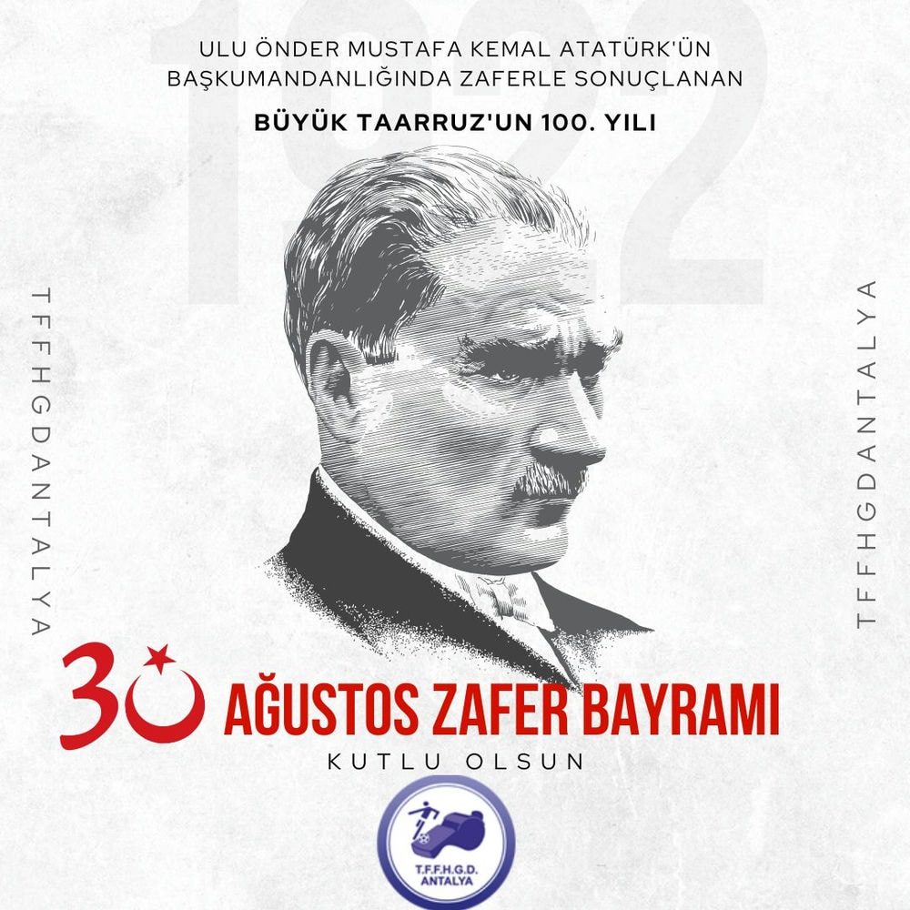 30 AĞUSTOS ZAFER BAYRAMIMIZ KUTLU OLSUN.